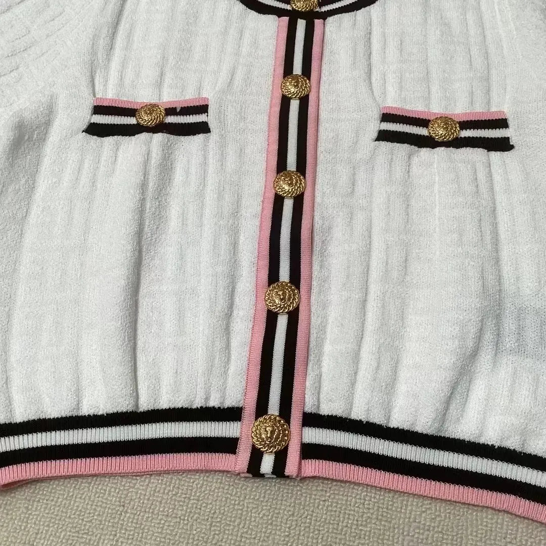 609 2024 Women'S Two Pieces Sets Dress Crew Neck Flora Print Short Skirt Empire Short Sleeve Womens Clothes Jiashun