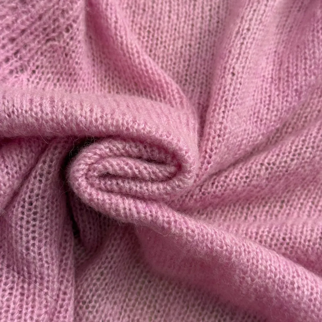 906 2025 Runway Summer Brand Same Style Sweater V Neck Cardigan Pink Fashion Womens Clothes High Quality Womens 20255854