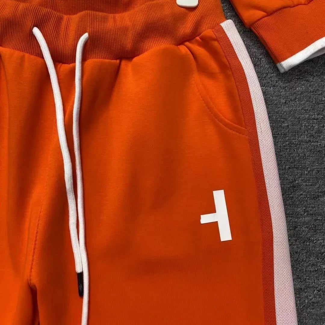 Designer Sports Suit, round Neck Casual Sweatshirt, Trousers, Fashion Brand Versatile Pullover Two-Piece Set for Men and Women