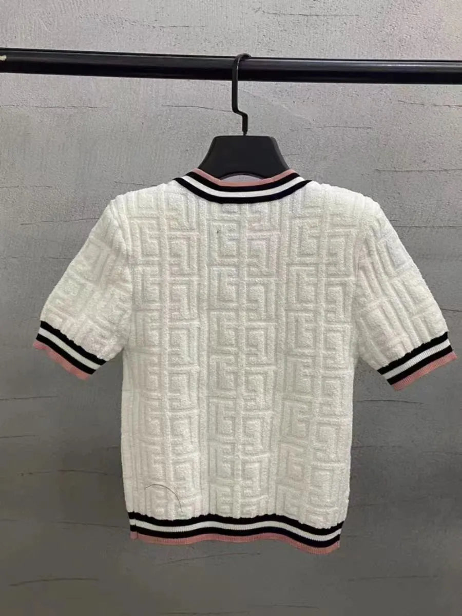 609 2024 Women'S Two Pieces Sets Dress Crew Neck Flora Print Short Skirt Empire Short Sleeve Womens Clothes Jiashun