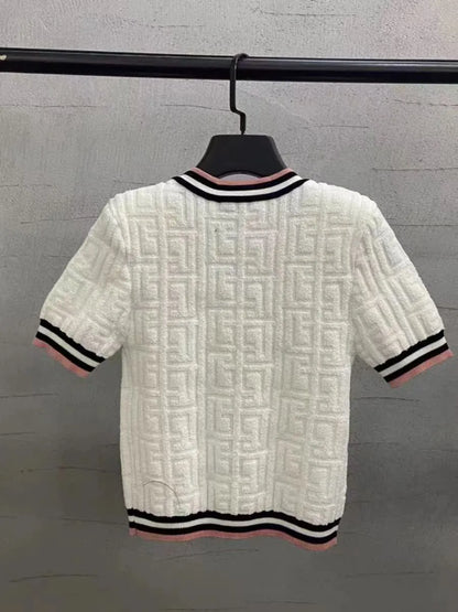 609 2024 Women'S Two Pieces Sets Dress Crew Neck Flora Print Short Skirt Empire Short Sleeve Womens Clothes Jiashun