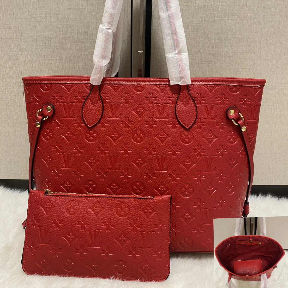 Designer Bag Tote Bag Luxurys Bags Women Handbags Classic Ladies Designer Messenger Composite Bag Lady Clutch Bag Shoulder Tote Female Purse Wallet MM Size