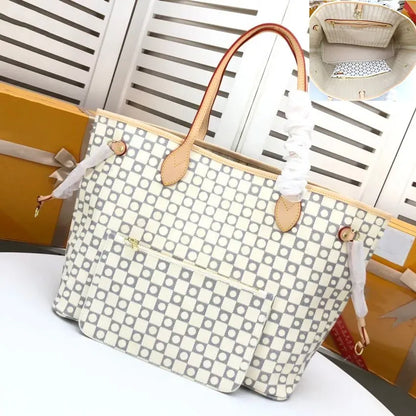 Designer Bag Tote Bag Luxurys Bags Women Handbags Classic Ladies Designer Messenger Composite Bag Lady Clutch Bag Shoulder Tote Female Purse Wallet MM Size