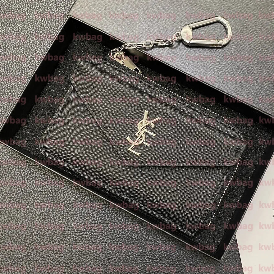 Fashion Flowers Designer Zipper Wallets Luxurys Men Women Leather Bags High Quality Classic Letters Coin Purse Original Box Plaid Card Holder Holders