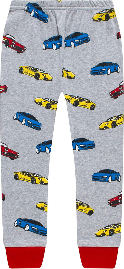 Pajamas Boys Race Car Pjs Christmas Kids Cotton Pyjamas Girls Cool School Sleepwear Size 7